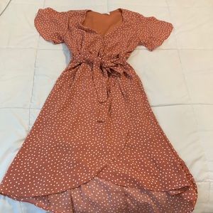 1960s style Polk a dot sundress